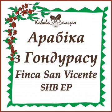 16 АРАБІКА з ГОНДУРАСУ (San Vicente)